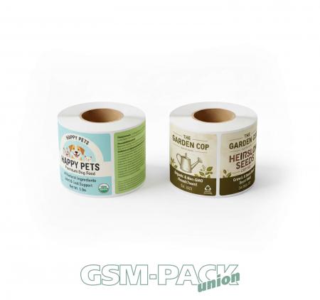 Печать самоклеющейся этикетки (Бумага Полуглянец)